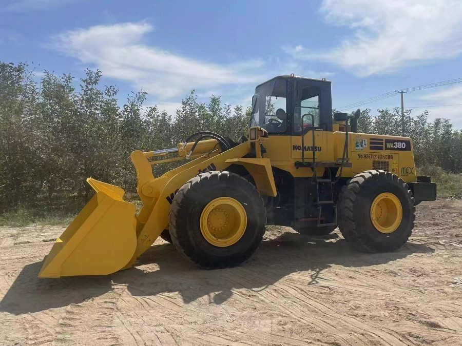 Engineering Used Komatsu Wheel Loader WA380-3 High Power 16360KG