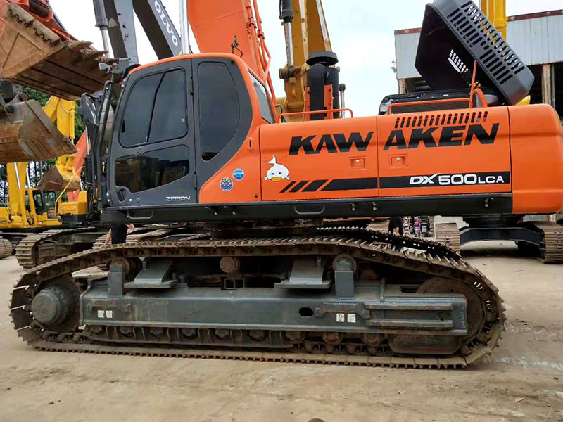 Original Korea Used Doosan Excavato DX500LC Second Hand Crawler Excavator
