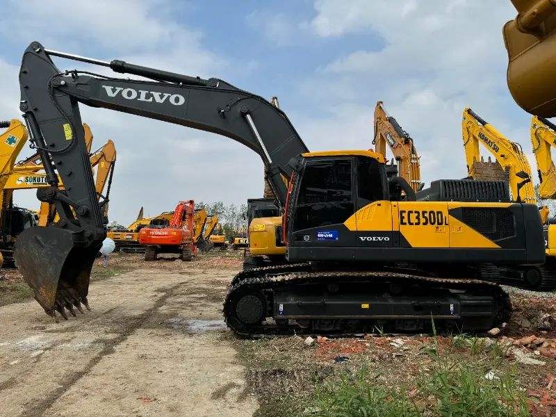 Used 35 Ton Crawler Excavator Original Volvo EC350D Used Excavator