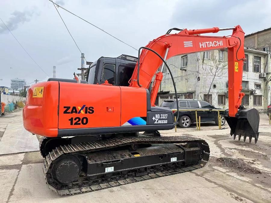 12200KG Hydraulic Second Hand ZX120 Hitachi Excavator Crawler Diggers 120