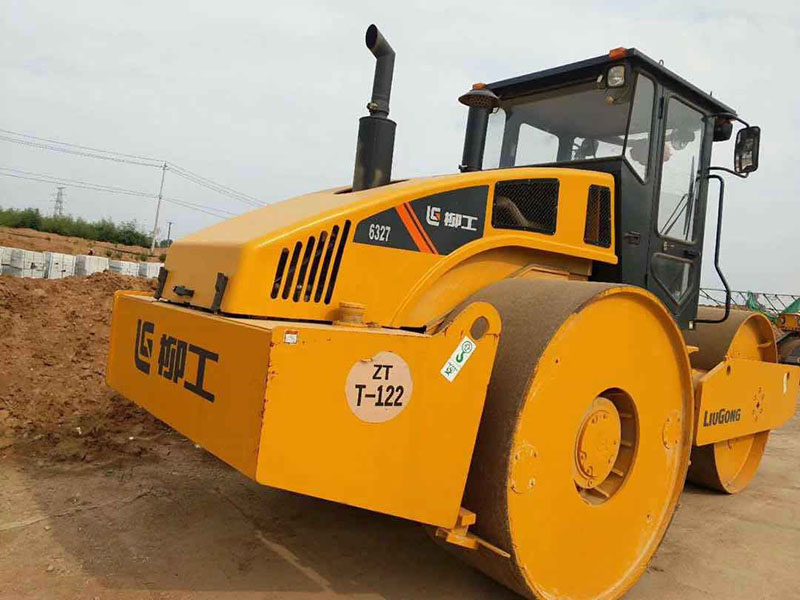 Chinese Brand Liugong CLG6327 27T Vibration Roller Used Condition Liugong 6327 Road Roller