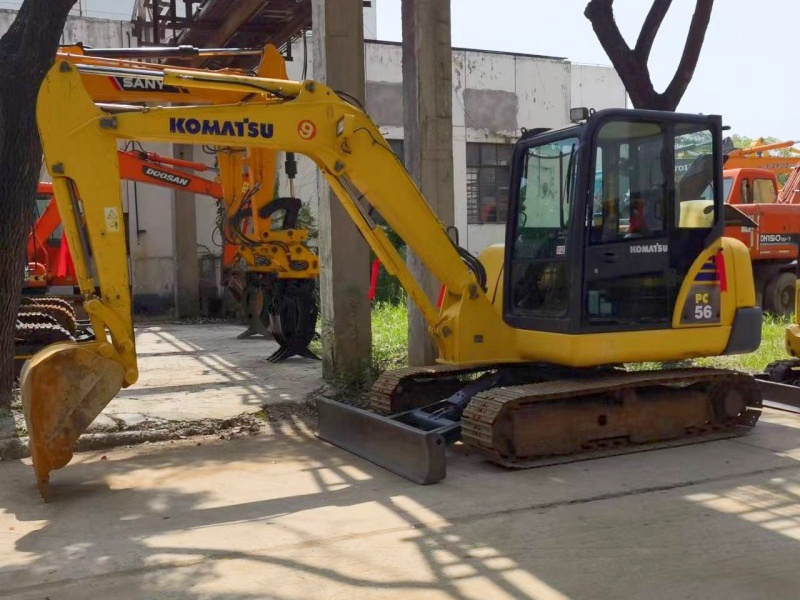 Used komatsu Pc56 Excavator Good Condition High Cost-effective komatsu Pc56-7 Excavator