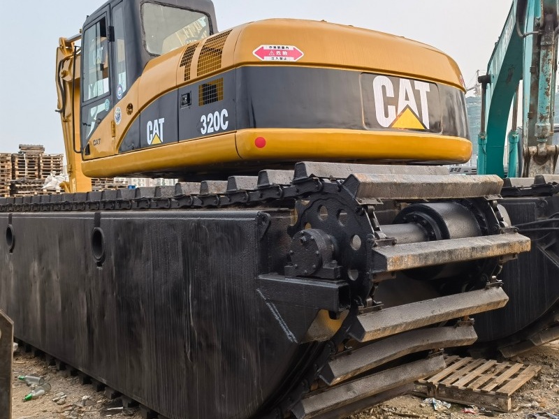 Used/second Hand Cat 320C Boat Track Digger Dredge Boat Excavators For Sale Good Quality Cheap Price