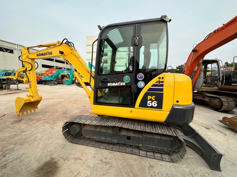 Used Komatsu PC56 Crawler Excavator Low Working Hour Original PC56 Crawler Excavator for Sale