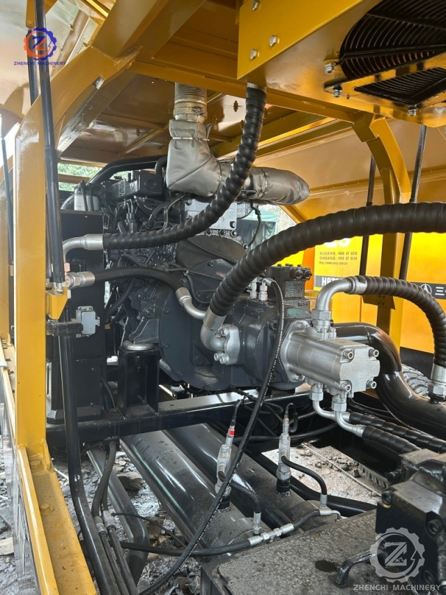 Used Sany Trailer Mounted Concrete Pump Hbt80 diesel Stationary Concrete Pump for Sale
