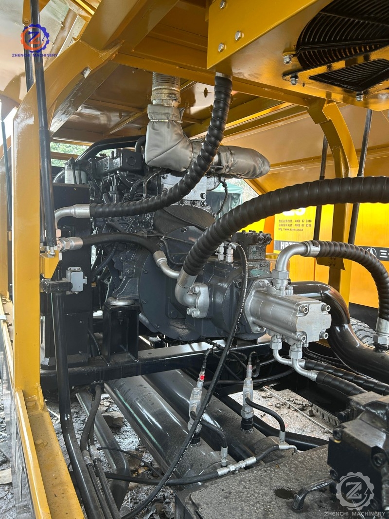 Used Sany Trailer Mounted Concrete Pump Hbt80 diesel Stationary Concrete Pump for Sale