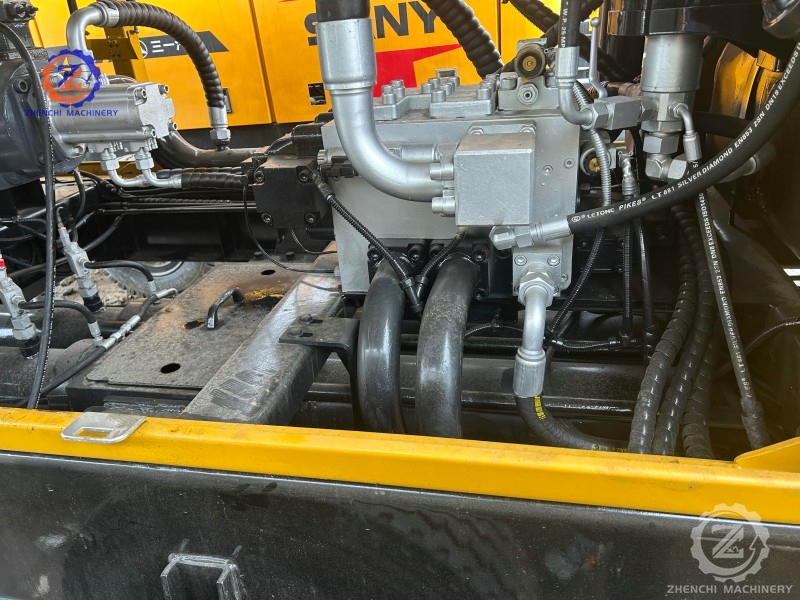 Used Sany Trailer Mounted Concrete Pump Hbt80 diesel Stationary Concrete Pump for Sale