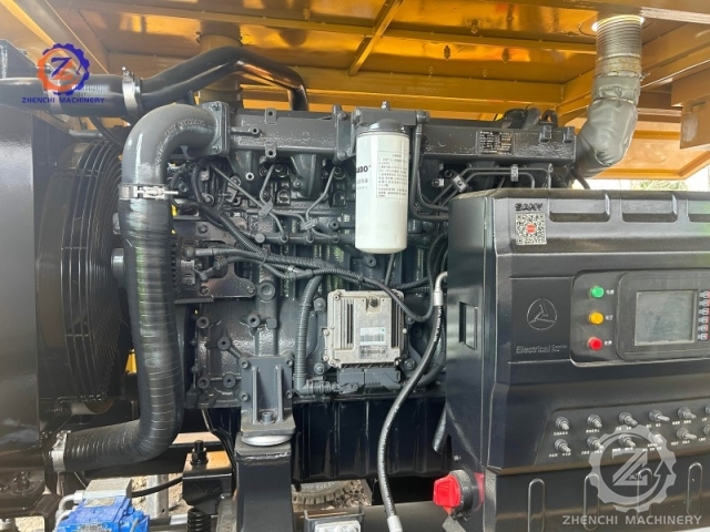Used Sany Trailer Mounted Concrete Pump Hbt80 diesel Stationary Concrete Pump for Sale