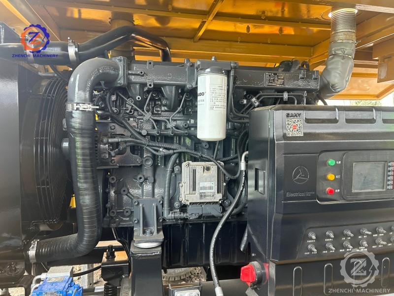 Used Sany Trailer Mounted Concrete Pump Hbt80 diesel Stationary Concrete Pump for Sale