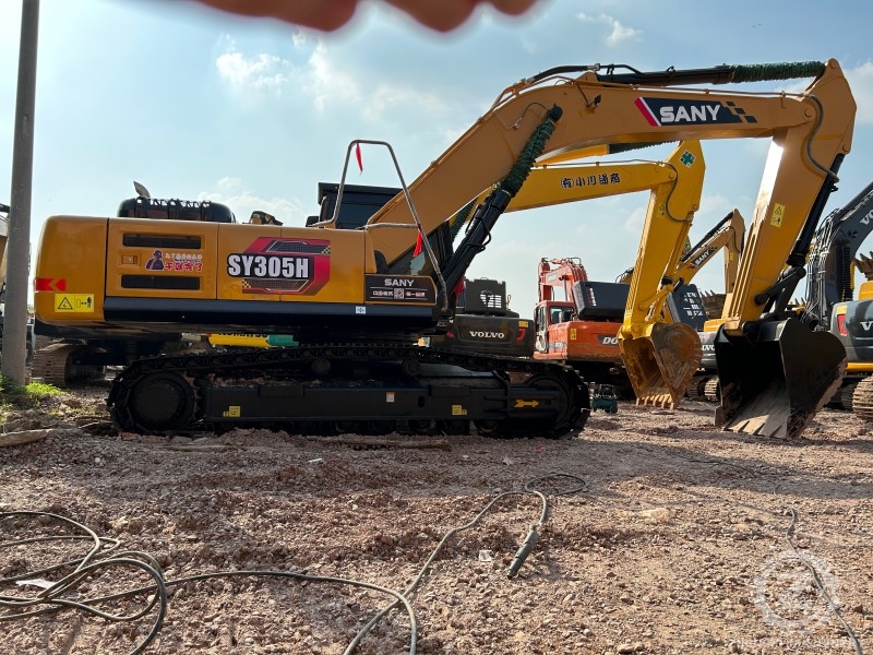 Low Working Hours SANY 305 Used Excavator High Quality for Construction Digger SANY SY 305H Used Excavator for Sale