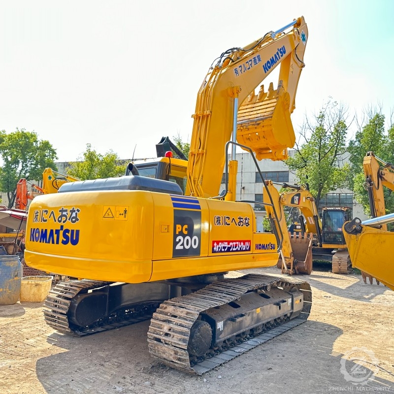 Second Hand Komatsu PC200 Excavator High Quality 20 Ton Operating Weight Well Condition Excavator