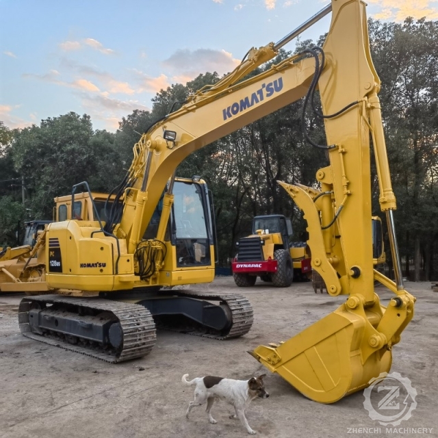 Original Used Komastu PC128 Excavator High Quality Used Second Hand with Cheap Price with Thumb Clip