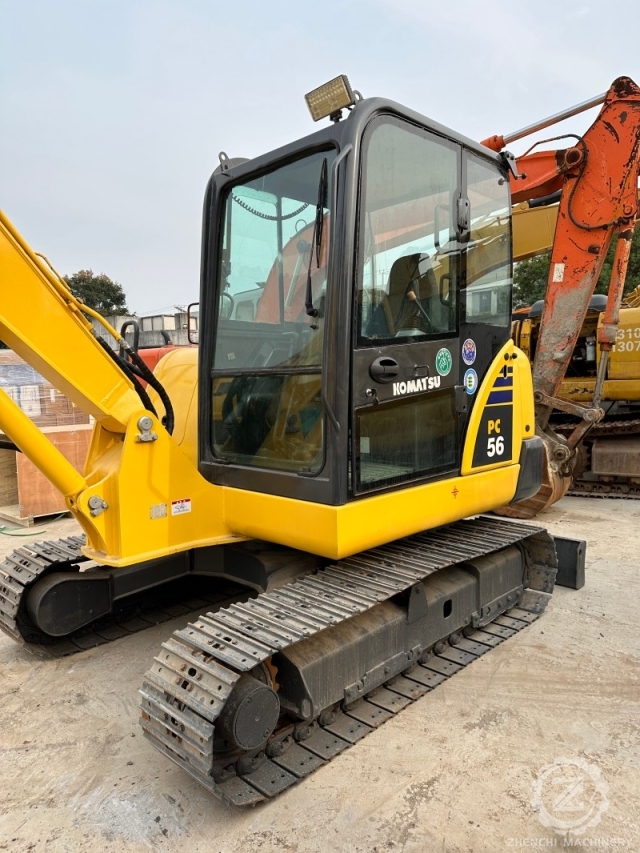 Used Komatsu PC56 Crawler Excavator Low Working Hour Original PC56 Crawler Excavator for Sale