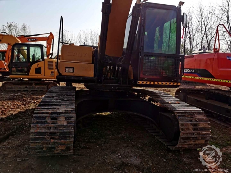 118KW 21900KG Hydraulic Used Sany Excavator SY215C SY215CPro