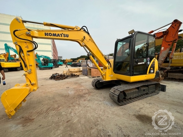 Used Komatsu PC56 Crawler Excavator Low Working Hour Original PC56 Crawler Excavator for Sale