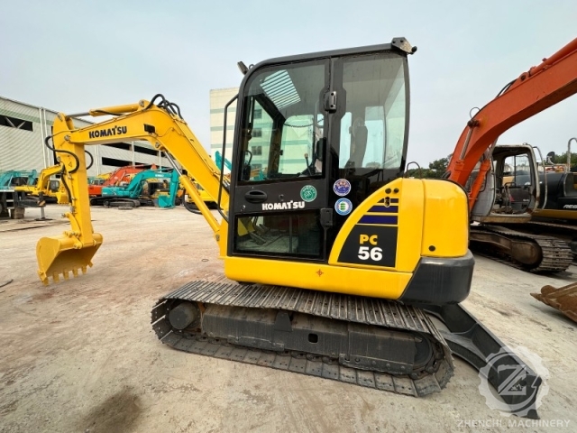 Used Komatsu PC56 Crawler Excavator Low Working Hour Original PC56 Crawler Excavator for Sale