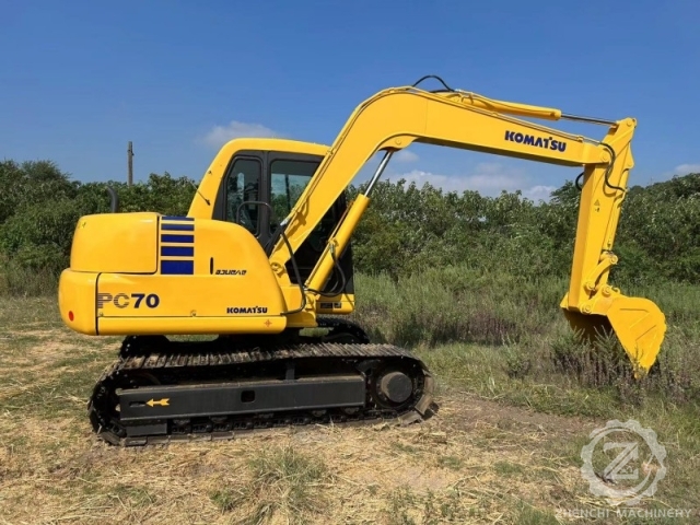 Japan Used Small Komatsu Pc70 Excavator Second Hand komatsu Digger