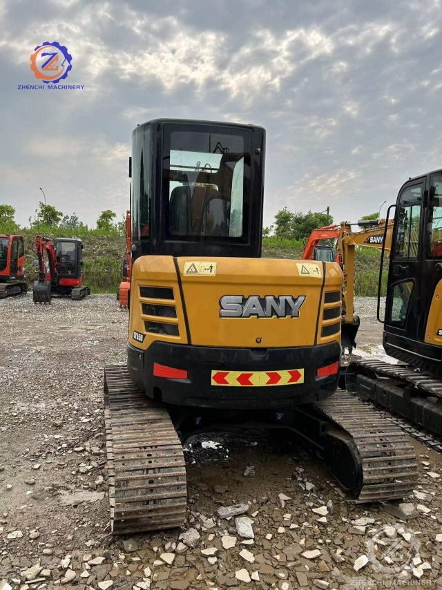 Used Excavator SANY SY55U 5 TON Secondhand Mini Excavator Machine for Good Sale in Great Condition