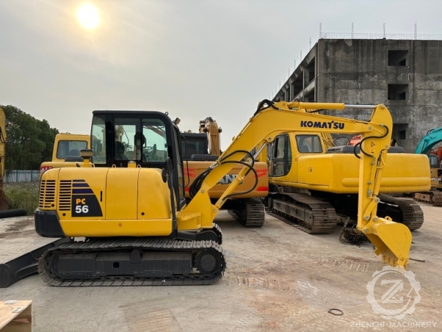 Used Komatsu PC56 Crawler Excavator Low Working Hour Original PC56 Crawler Excavator for Sale