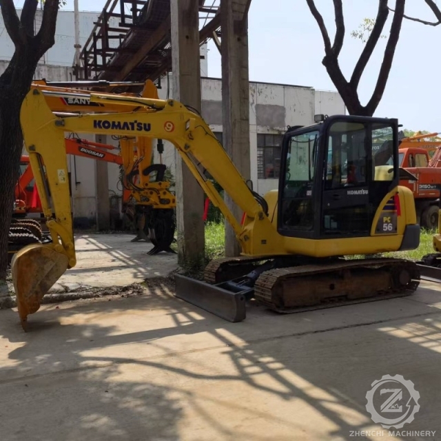 Used komatsu Pc56 Excavator Good Condition High Cost-effective komatsu Pc56-7 Excavator