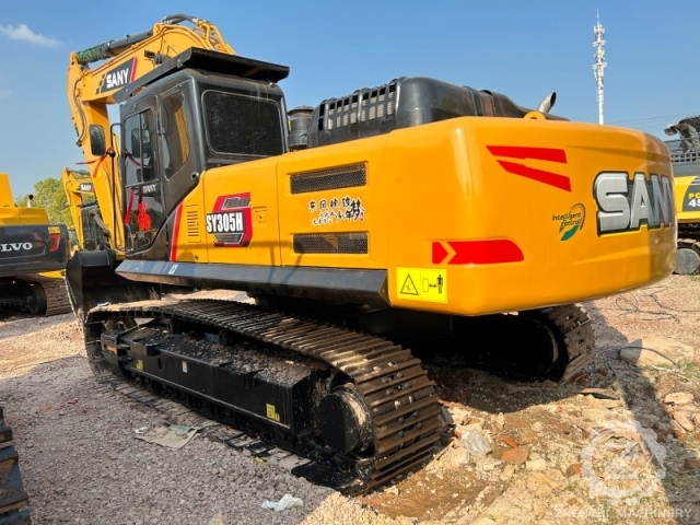 Low Working Hours SANY 305 Used Excavator High Quality for Construction Digger SANY SY 305H Used Excavator for Sale