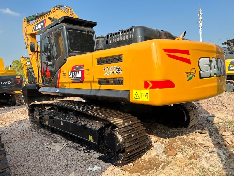 Low Working Hours SANY 305 Used Excavator High Quality for Construction Digger SANY SY 305H Used Excavator for Sale