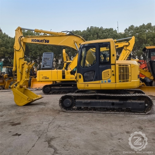 Original Used Komastu PC128 Excavator High Quality Used Second Hand with Cheap Price with Thumb Clip