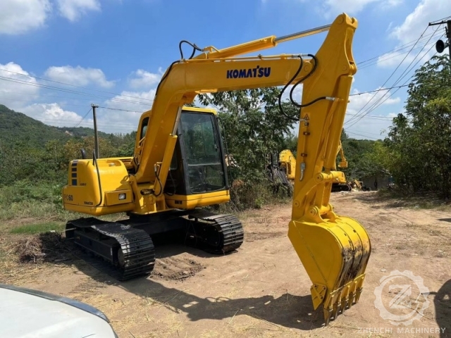 Used Japan Original Secondhand Komatsu PC56-7 PC60-8 PC70-8 Mini Digger Crawler Excavator