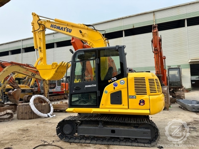 Used Mini ExcavatorJapan Komatsu PC70-8 Second Hand PC55MR PC 60 Small Crawler Excavator for Sale