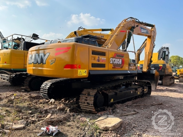 Low Working Hours SANY 305 Used Excavator High Quality for Construction Digger SANY SY 305H Used Excavator for Sale