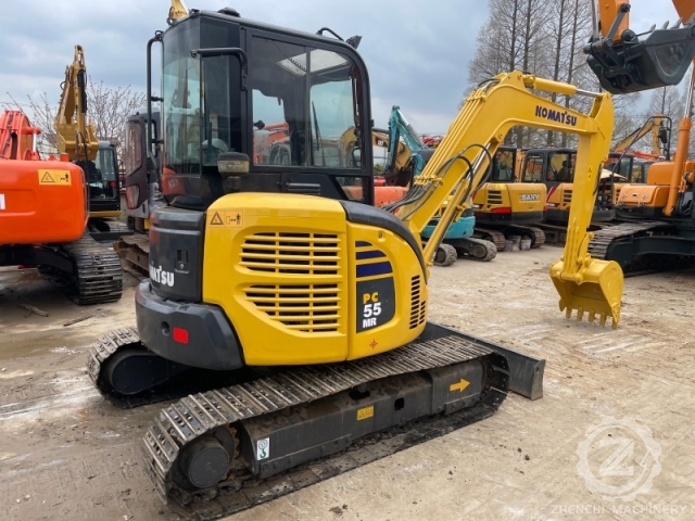 Hot Selling Used Japan Komatsu PC55MR-2 Mini Excavator Second Hand Pc55mr2 Mini Digger Komatsu PC55